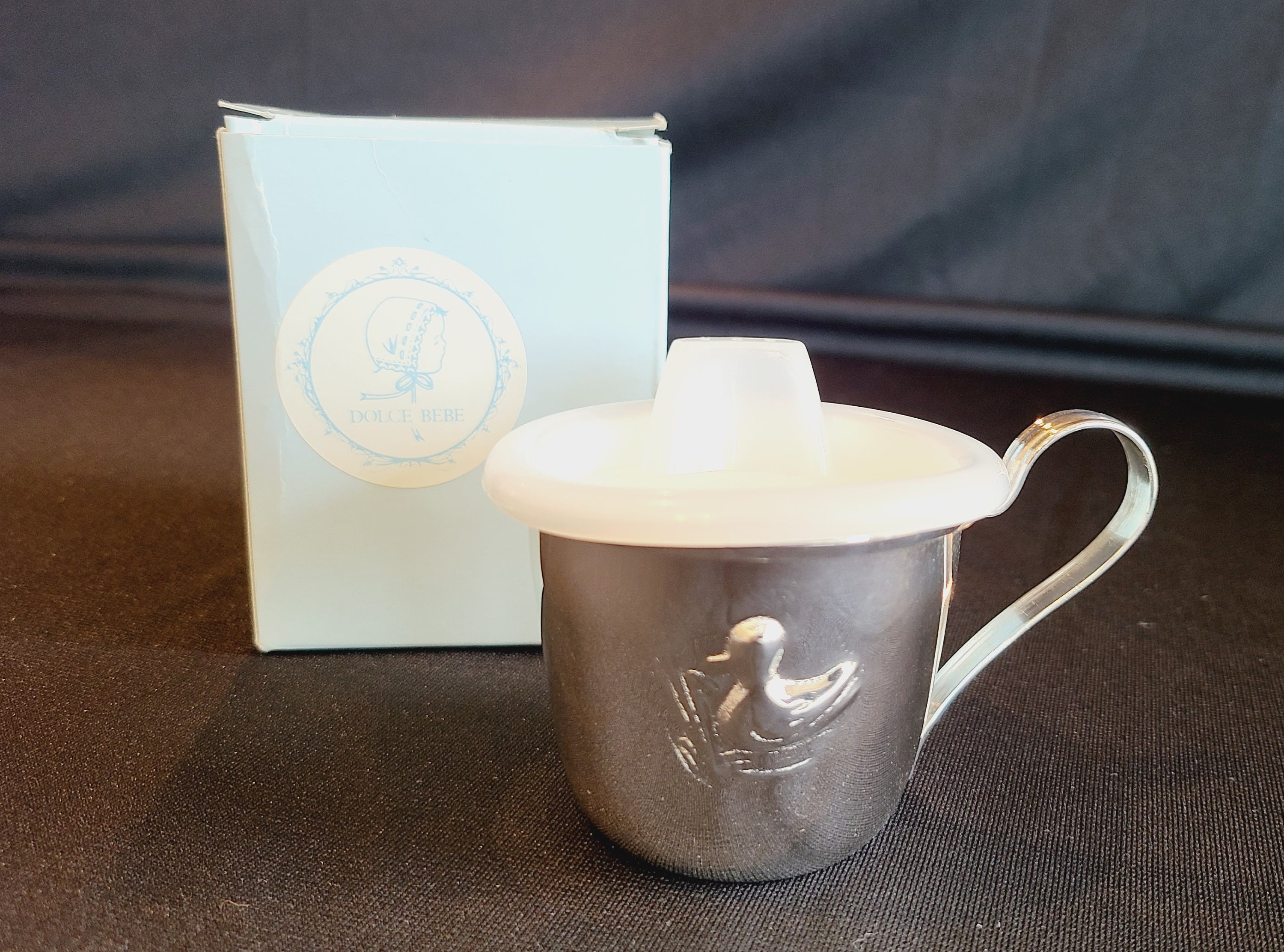 Vintage Silver Plated Baby Cup Sippy Cup New in Box with Etsy