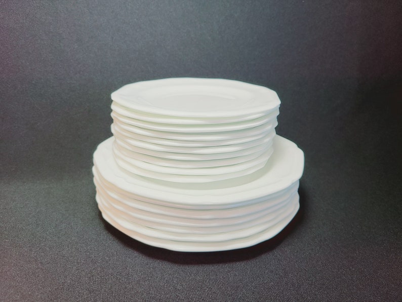 Mikasa Antique White Salad Plates Set or Dessert Bread Plate Etsy