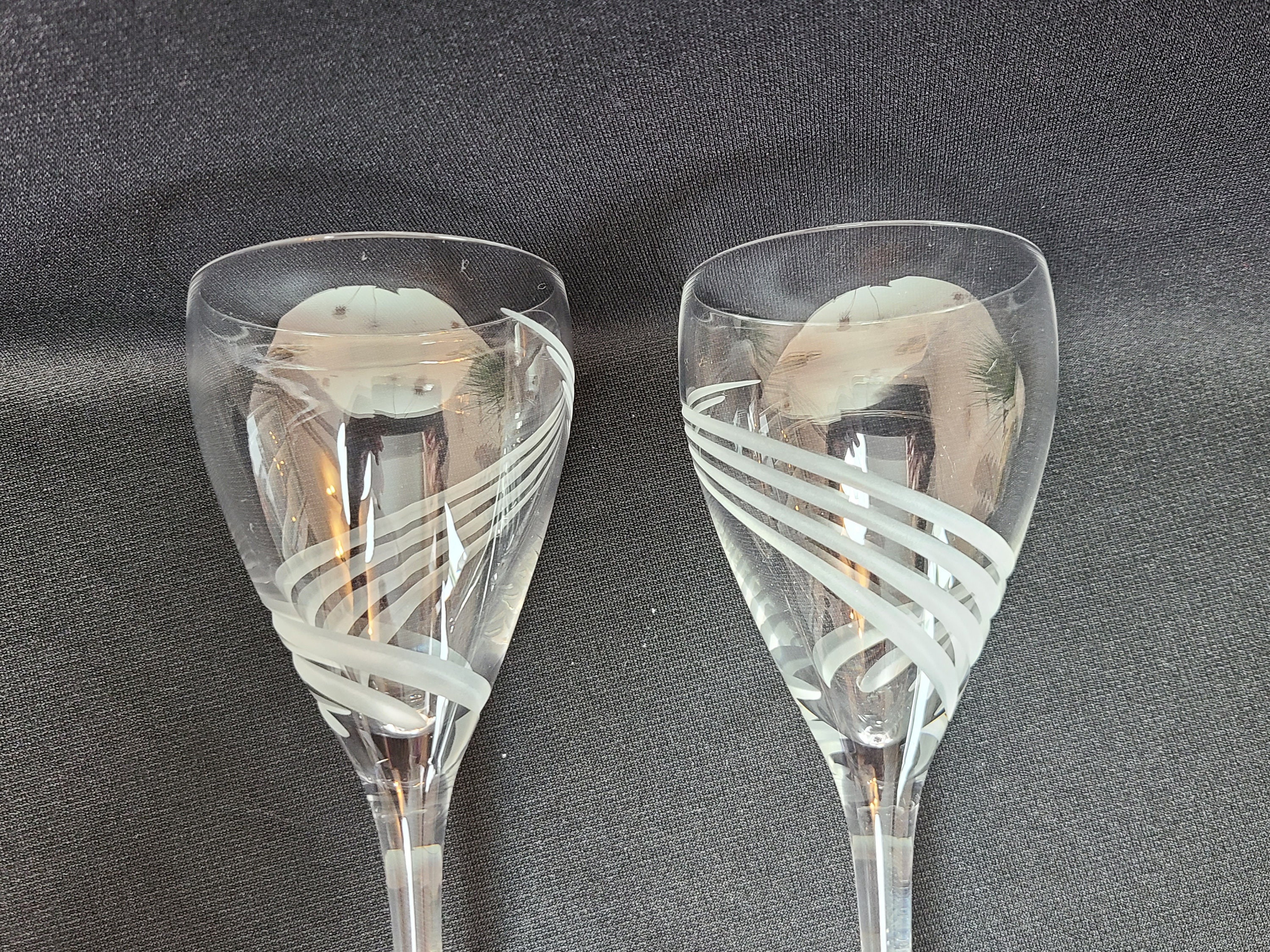 Lenox Windswept Wine Glasses Stemware Set of 2 or Single Glass Original