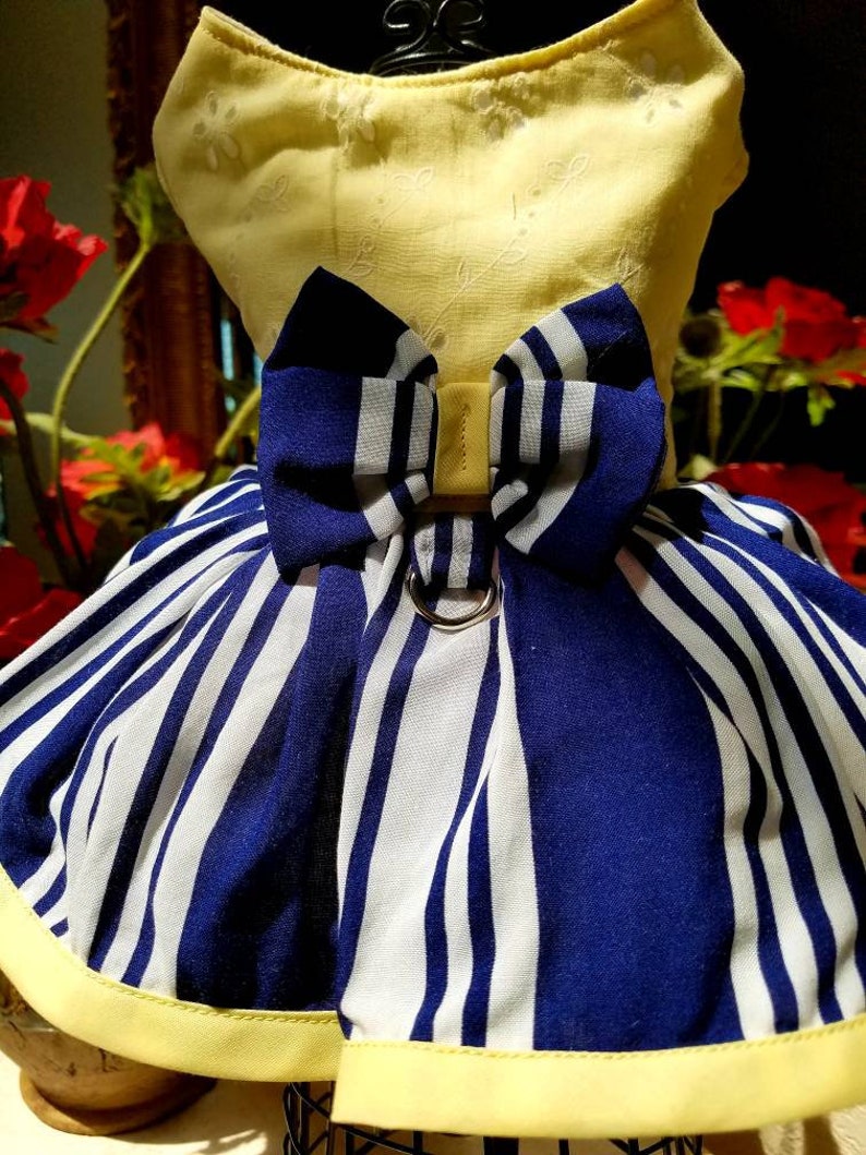 Dog Dress nautical puppy Dress pet Apparel dog Clothes Etsy
