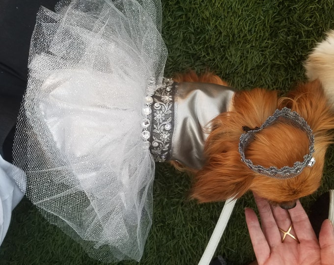 Princess Dog Dress Costume dog Clothes halloween snow White cinderella