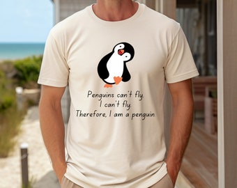 Funny Penguin T-Shirt: Quirky Unisex Jersey Tee