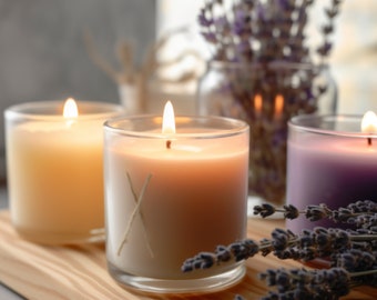 Candle of the Month Subscription, Get a Surprise Random Aromatherapy Candle Each Month, Hand-Poured Soy, Strong Scents, Great Gift for Her