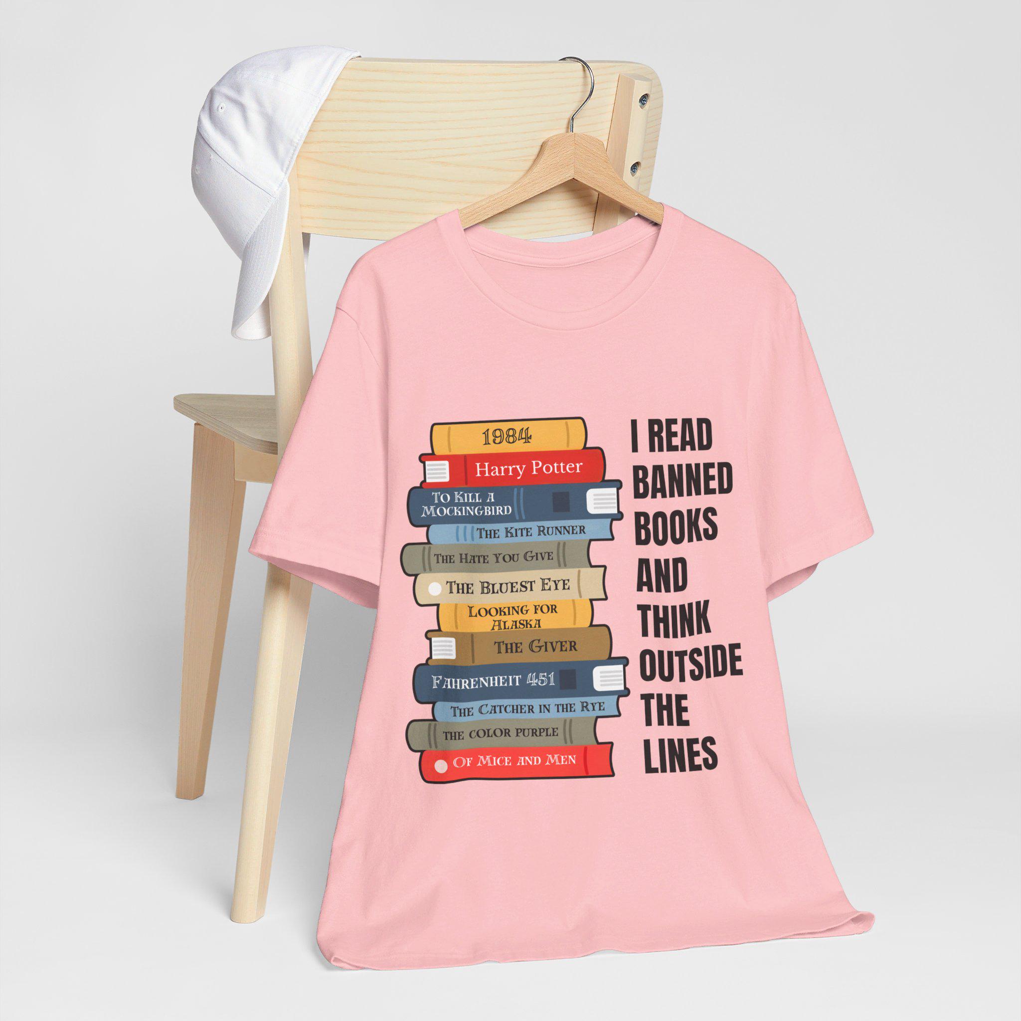 [Out of Print] Read Banned Books Long Sleeved Tee (Red) - [アウト・オブ・プリント] オリジナルデザイン 発禁本 Tシャツ Out of Print] Read Banned Books Long Sleeved Tee (Red)