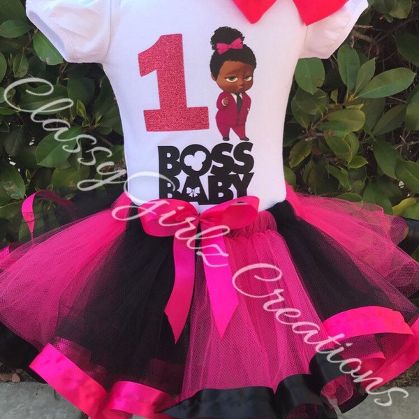 Boss Baby Girl Tutu Outfit