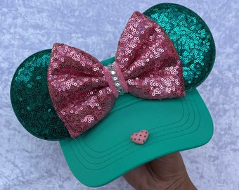 Minnie Mouse inspired, collection hearts, VISORS,  Mouse Ears, mickey ears, Minnie Ears, Disney visor
