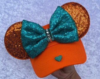 Minnie Mouse inspired, collection hearts, VISORS,  Mouse Ears, mickey ears, Minnie Ears, Disney visor