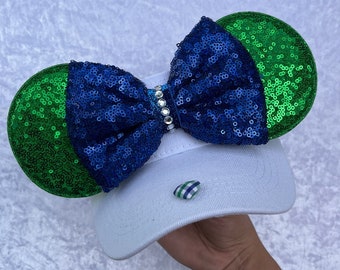 Minnie Mouse inspired, collection hearts, VISORS,  Mouse Ears, mickey ears, Minnie Ears, Disney visor