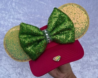 Minnie Mouse inspired, collection hearts, VISORS,  Mouse Ears, mickey ears, Minnie Ears, Disney visor
