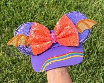 NEW Figment Inspired Visor, Dragon Minnie Ears, Disney Parks
