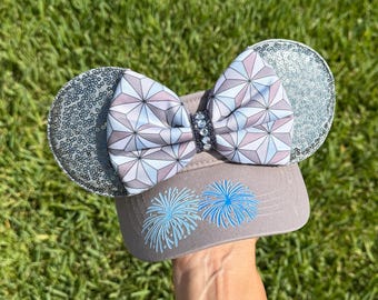 NEW color, Epcot Inspired, Mouse Ears, mickey ears, Minnie Ears, women, Disney visor, Disney parks essentials