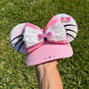 Marie Aristocats Inspired visor,  adults, women, visor, disney visor, disney parks essentials,  Minnie Ears