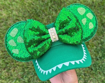 Rex Inspired visor, toy story, Mouse Ears, mickey ears, Minnie Ears, adult, women, disney visor