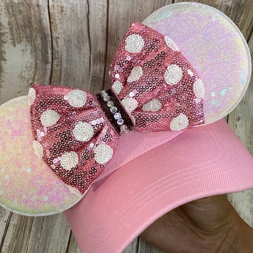 Minnie Mouse Inspired Visor Mouse Ears 