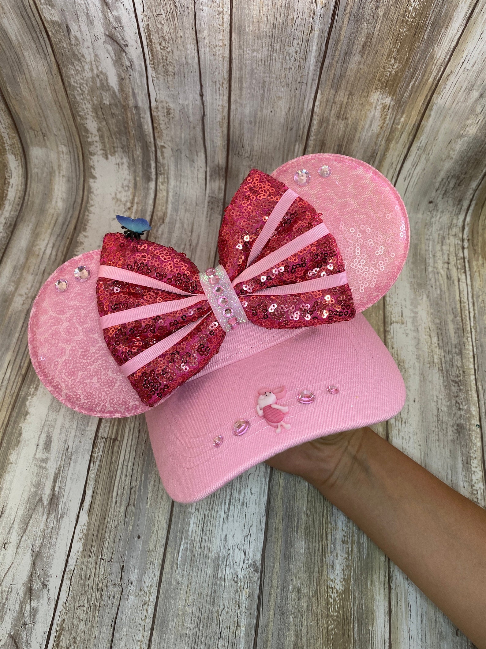 Piglet Inspired visor Mouse Ears mickey ears Minnie Ears Etsy