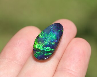 Beautiful 8.8ct Freeform Solid Queensland Boulder Opal 868 Australian Opal - Please Read ENTIRE Listing Description Carefully