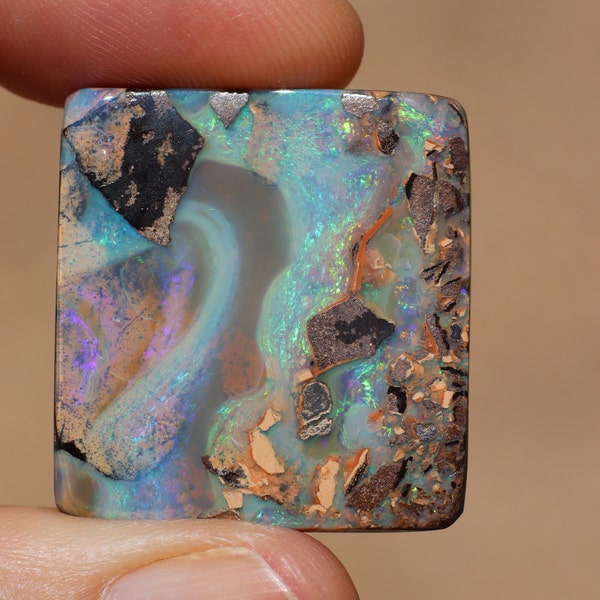 Massive 57.9ct Freeform Solid Australian Boulder Opal - (270) - Please READ Entire Description Carefully