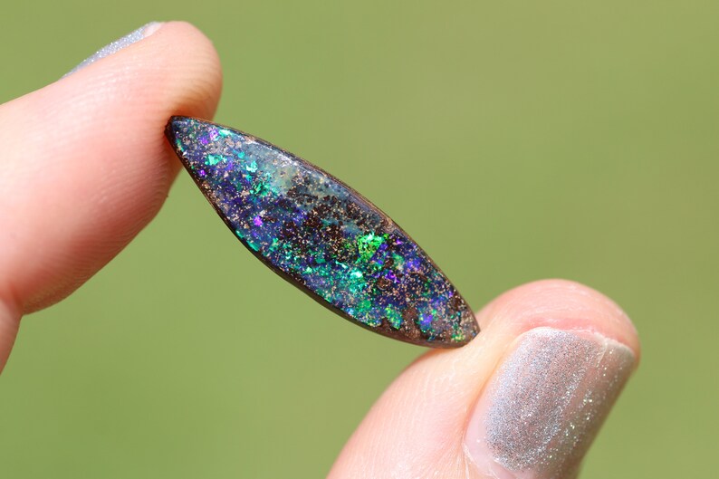 Beautiful 8.8ct Freeform Solid Queensland Boulder Opal 868 Australian Opal - Please Read ENTIRE Listing Description Carefully