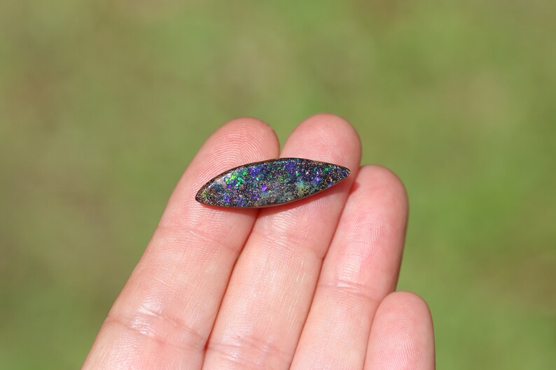 Beautiful 8.8ct Freeform Solid Queensland Boulder Opal 868 Australian Opal - Please Read ENTIRE Listing Description Carefully
