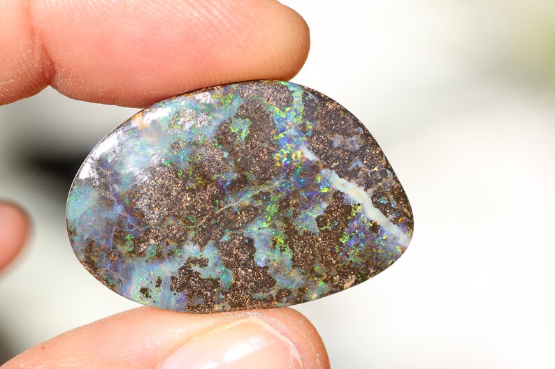 Large 40ct Freeform Solid Queensland Boulder Opal (328) - Please READ ...