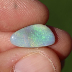 2ct Lightning Ridge Opal: Natural Freeform Gemstone