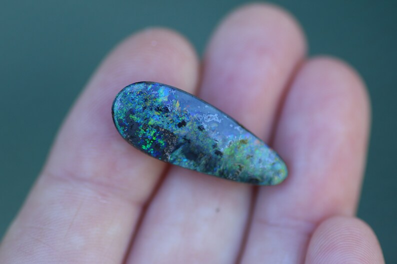Unique 11ct freeform Solid Australian Boulder Opal 948 Please READ ENTIRE DESCRIPTION Carefully