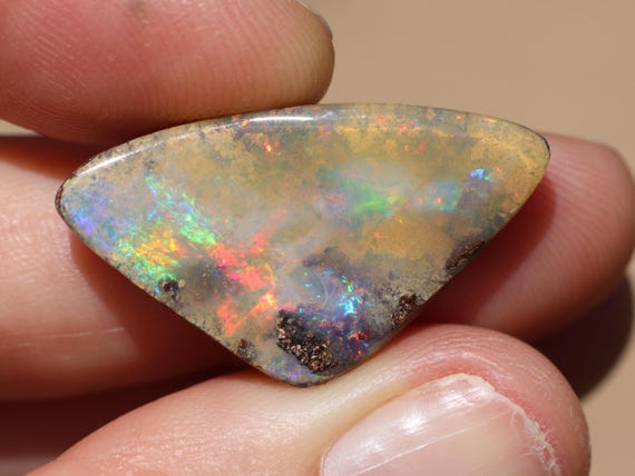 Amazing 22.2ct Freeform Natural Australian Boulder Opal - (165) - Please READ ENTIRE Description Carefully