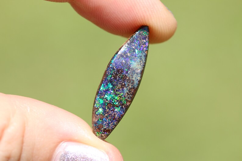 Beautiful 8.8ct Freeform Solid Queensland Boulder Opal 868 Australian Opal - Please Read ENTIRE Listing Description Carefully