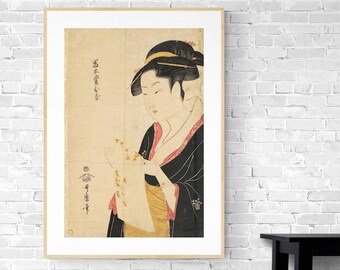 Japanese Art, Asian Art, Vintage Japanese Art, Vintage Asian Art, Classic Asian art, Asian Canvas Print, Asian Wall Art - Xmas Gift
