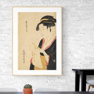 Japanese Art, Asian Art, Vintage Japanese Art, Vintage Asian Art, Classic Asian art, Asian Canvas Print, Asian Wall Art - Xmas Gift