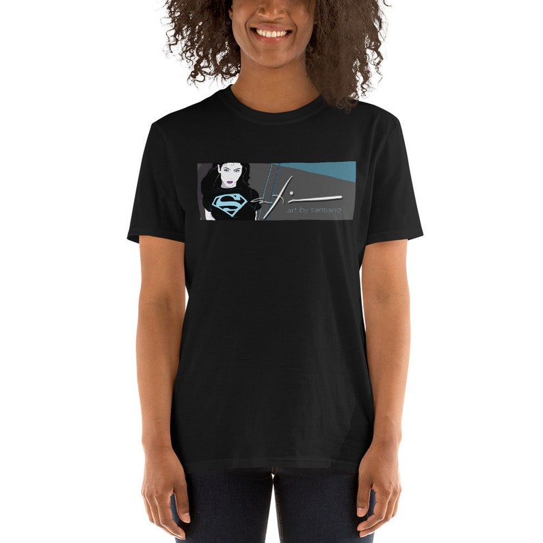 Super Santiano Signature Logo Short-Sleeve Unisex T-Shirt | Etsy