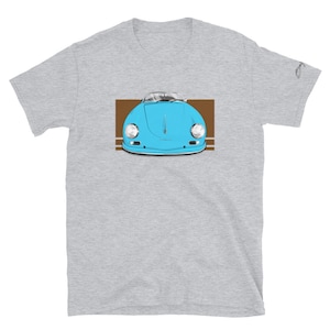 356 Speedster T Shirt - Classic Porsche T Shirt - Porsche Convertible T Shirt - Car Art T Shirt - Automotive Art T Shirt - Xmas Gift
