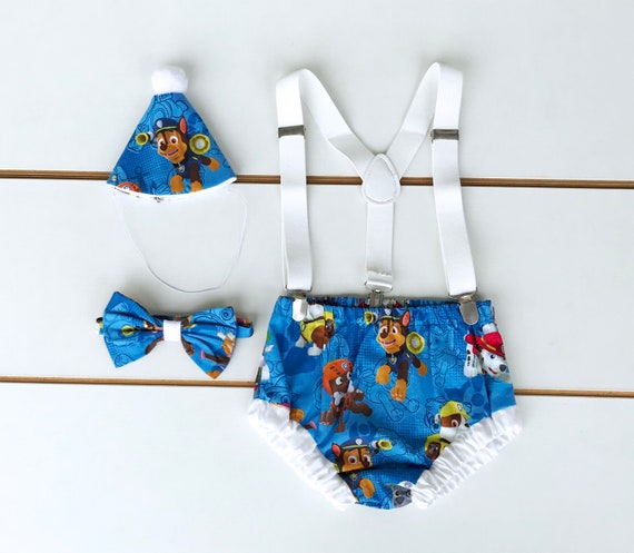 paw patrol smash cake outfit
