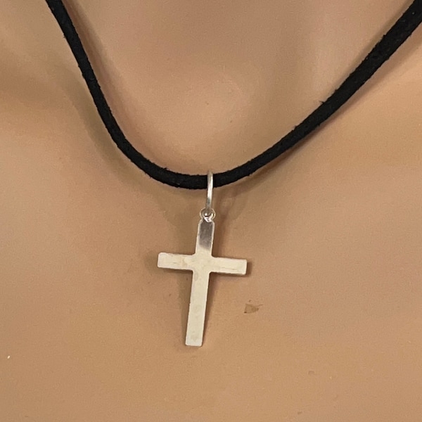 Mens Cross Necklace Etsy