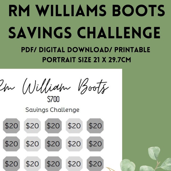 RM Williams Boots Savings Challenge