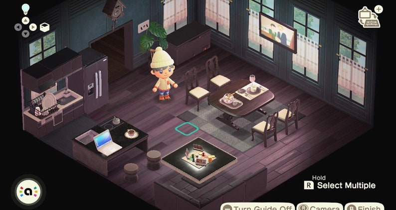 Acnh Animal Crossing New Horizons Black Kitchen Set Toys Games Video Games