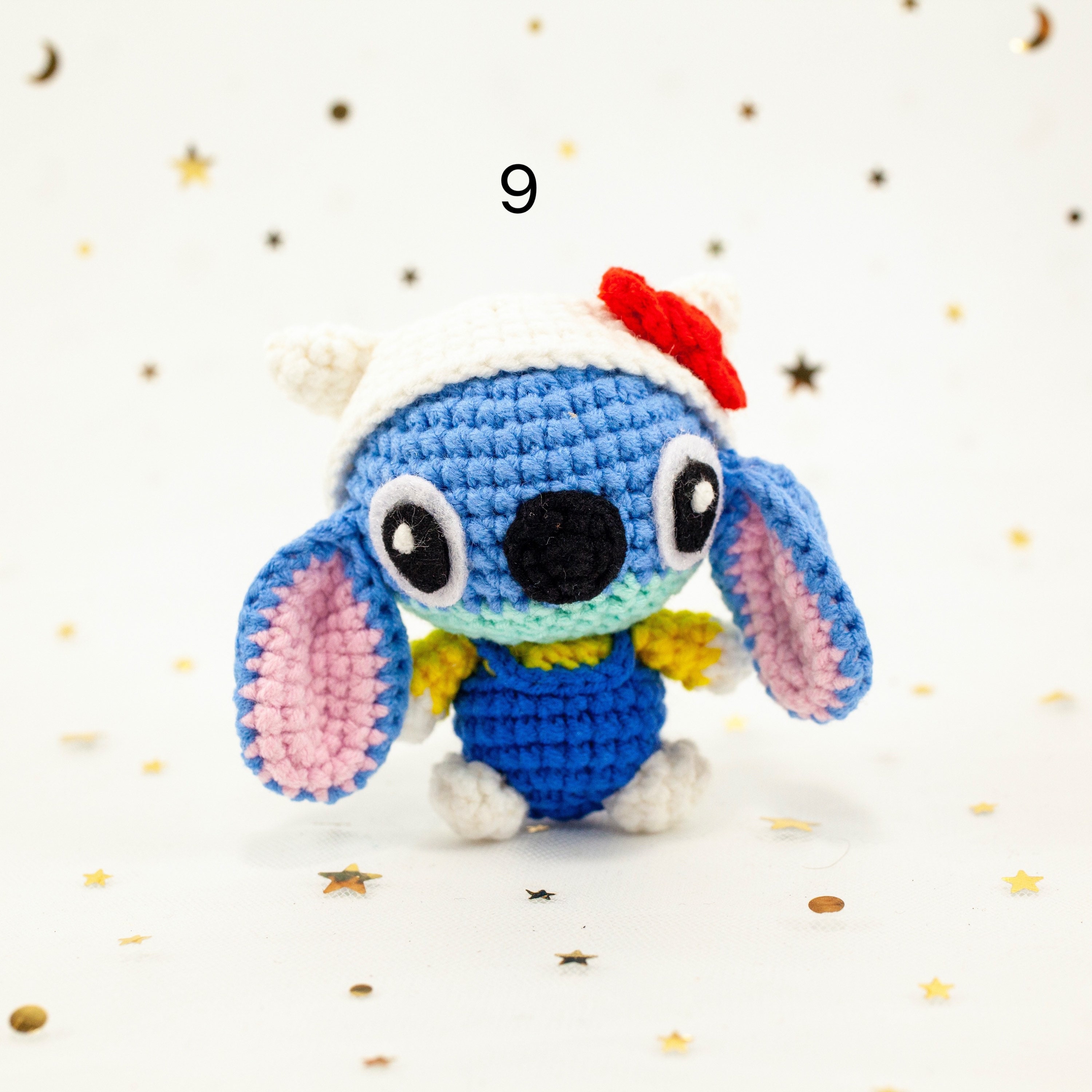 Amigurumi Stitch Keychain Crochet Stitch Doll Stitch Etsy Australia
