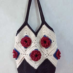 Crochet Flower Bag, Amigurumi Flower Bags, Crochet Bag, Handmade ...