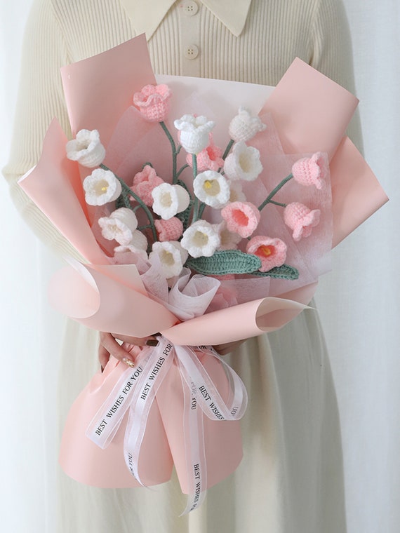 Handmade Flowers Bouquet Crochet Flower Bouquet Bouquet for Etsy