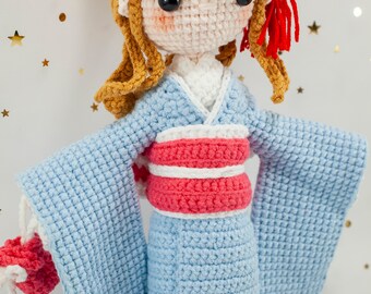 Amigurumi Japonais Kimono vintage Fille, Crochet Kimono poupée, Poupée  japonaise faite à la main, Poupée Souvenir, Poupée personnalisée, Poupée  culturelle -  Canada