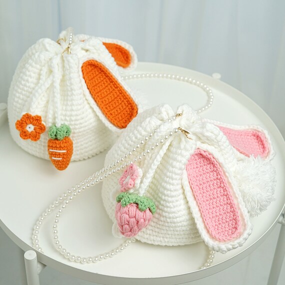 Bolsos bandolera de ganchillo bolsos bandolera amigurumi | Etsy México