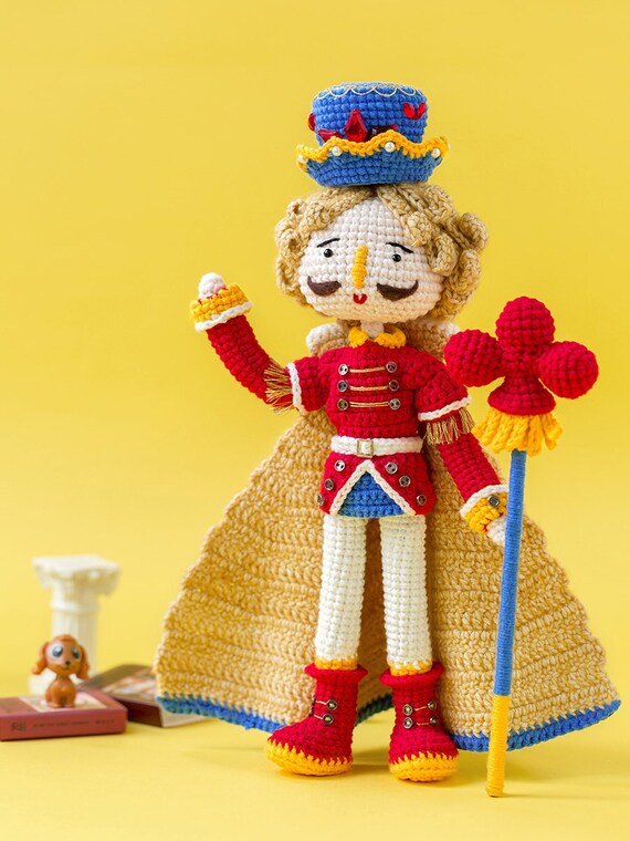 Crochet Nutcracker Doll Amigurumi Nutcracker Amigurumi Etsy