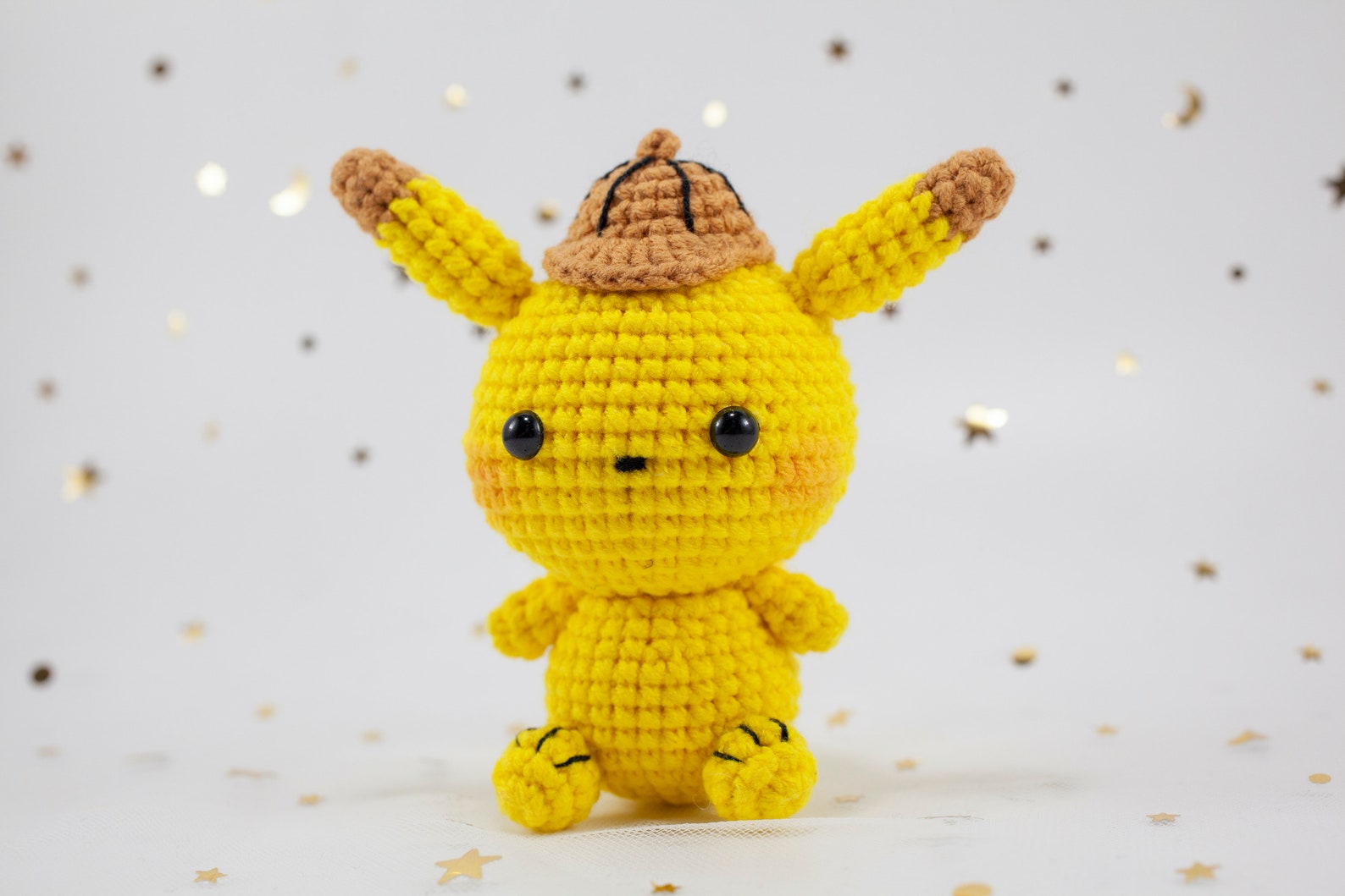 Crochet Pikachu Keychain Crochet Pikachu Handmade Pikachu Etsy