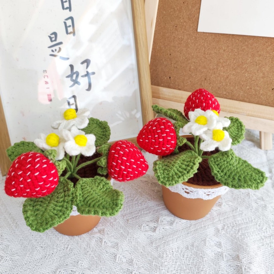 Crochet Strawberry Handmade Strawberry Amigurumi Strawberry - Etsy Australia