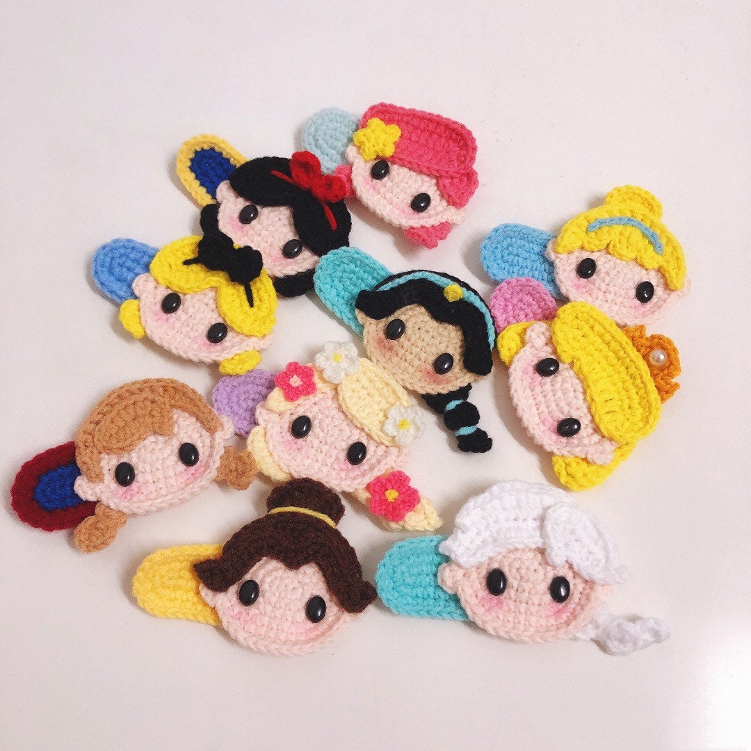Crochet Hair Clipcrochet Priness Hair Clipamigurumi Priness - Etsy Crochet Hair Clipcrochet Priness Hair Clipamigurumi Priness - Etsy