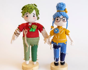 Cody e May hanno ispirato la bambola all'uncinetto, ci vogliono due bambole all'uncinetto ispirate, ci vogliono due figurine all'uncinetto