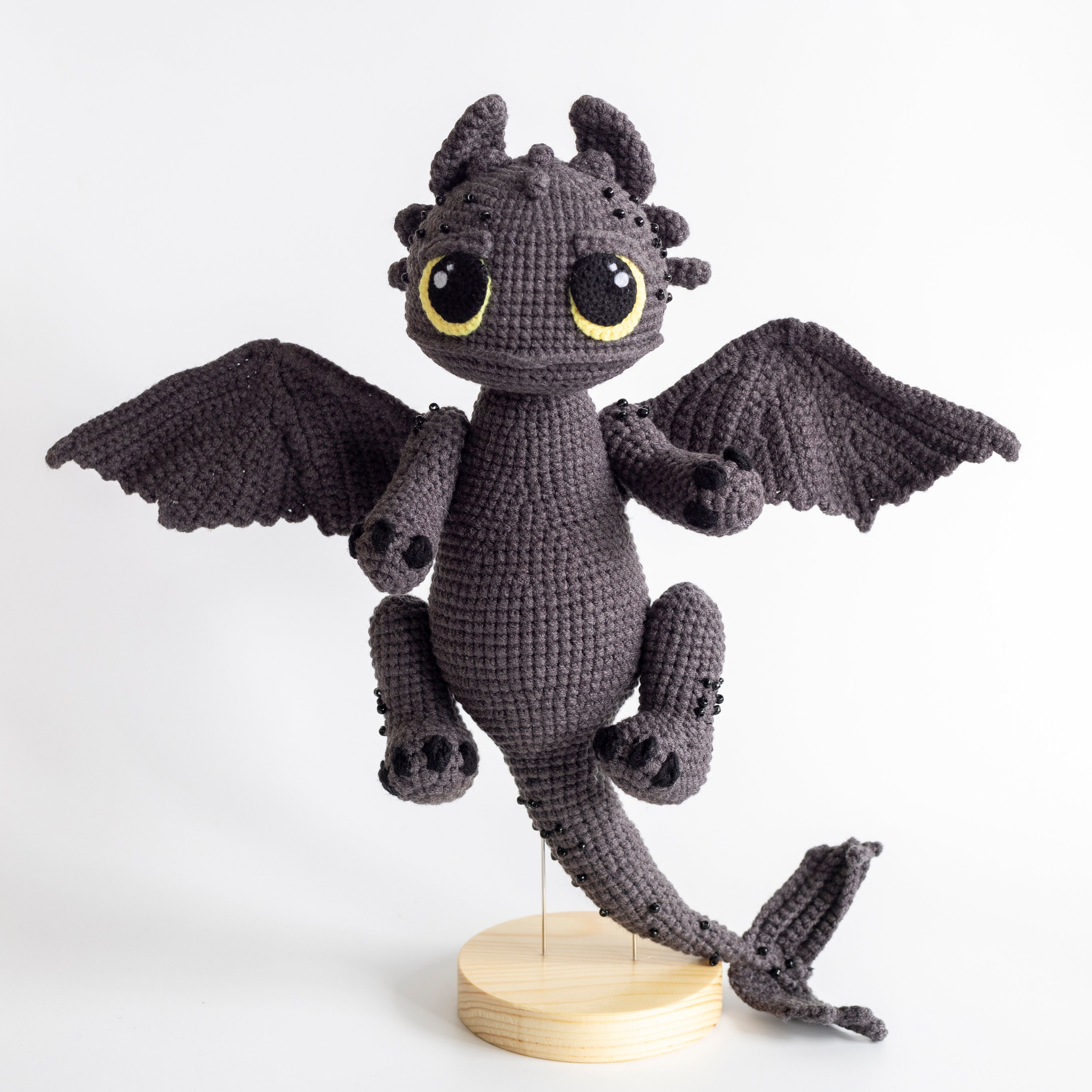 Jouet en peluche Krokmou Anime Comment entraîner votre dragon 3 nuit Fury Peluche  Krokmou peluche poupée jouet pour enfants cadeaux