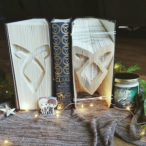Set of Two- Angel Symbol Book Folding Patterns