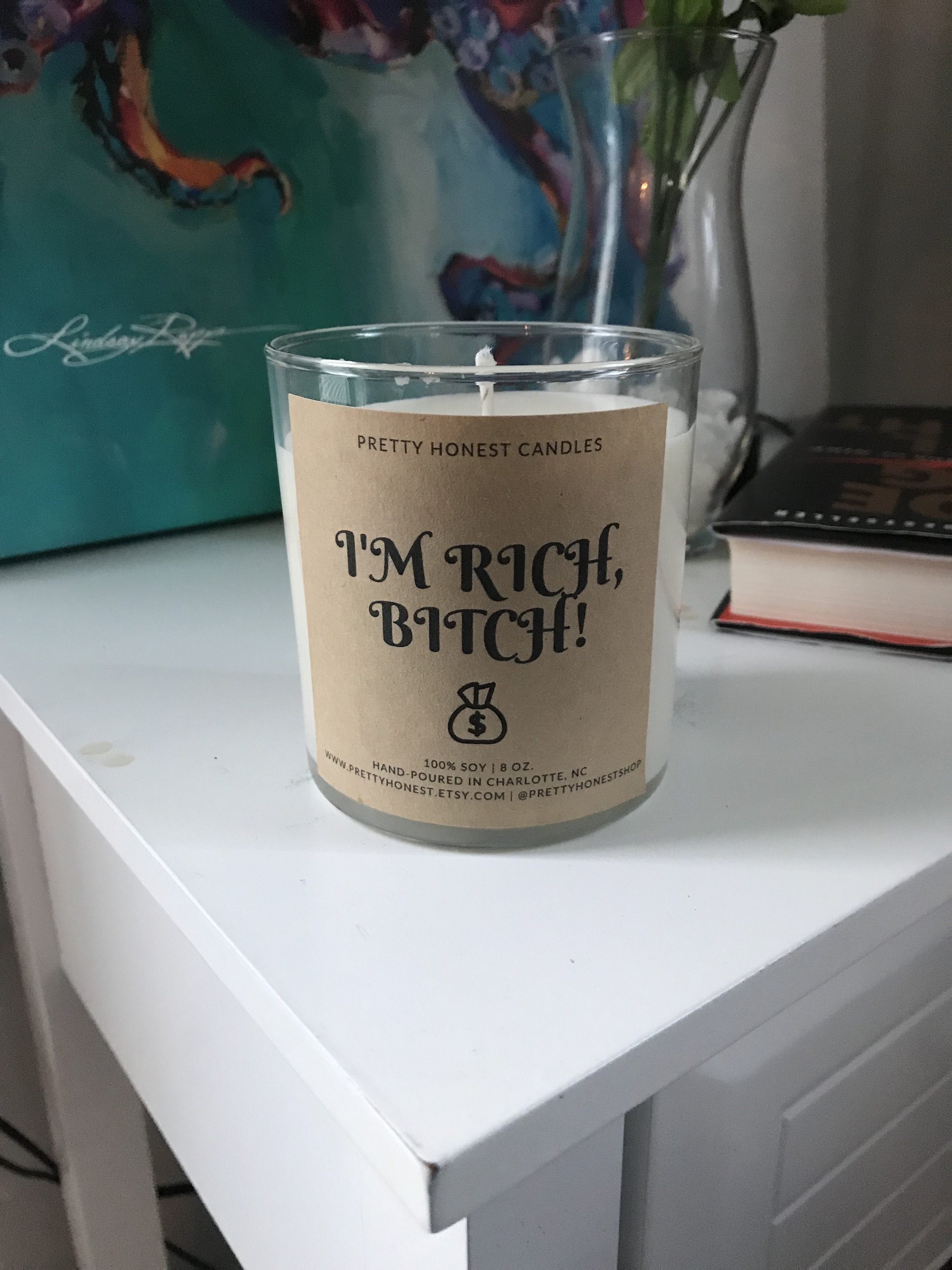 Money Candle Smells like money Candle Cash Gift for Etsy