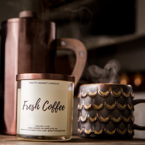 Coffee Soy Candle but First Coffee Soy Candles Handmade Etsy